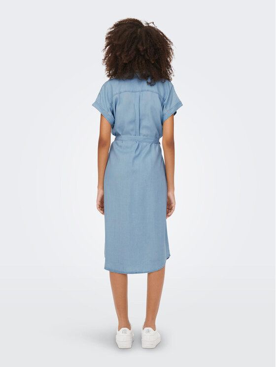 ONLY ONLY Džínsové šaty 15250429 Modrá Loose Fit