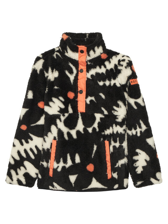 Roxy Roxy Flis Alabama ERGFT04011 Črna Relaxed Fit