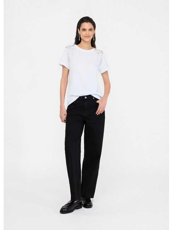 Liu Jo Liu Jo T-shirt MF5344J630811110 Bianco Regular Fit