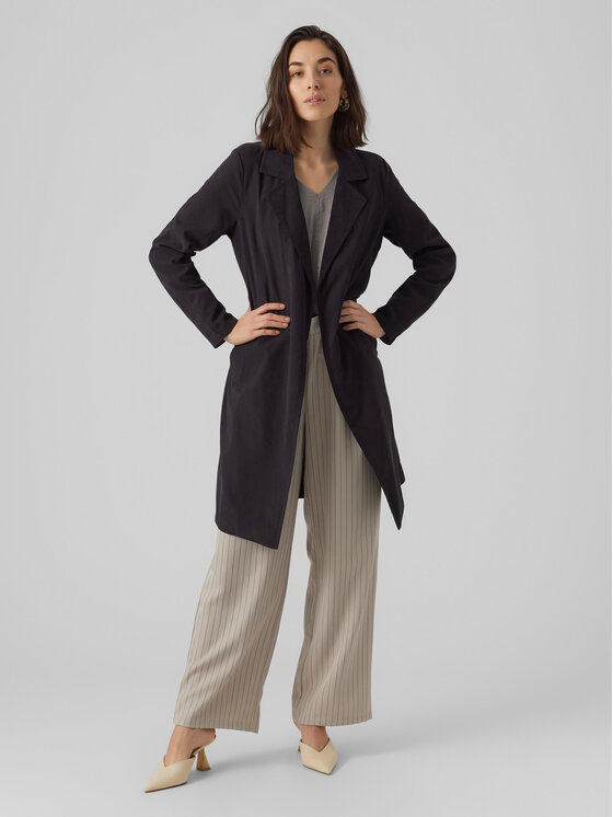 Vero Moda Vero Moda Trench Billie Daisy 10281638 Nero Regular Fit