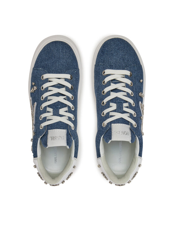 KARL LAGERFELD KARL LAGERFELD Sneakersy Ankapri KL63526 Niebieski