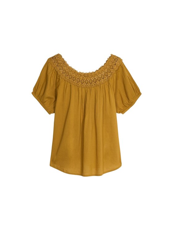 Oltre Oltre Blusa 2465J000696N015 Verde Baggy Fit