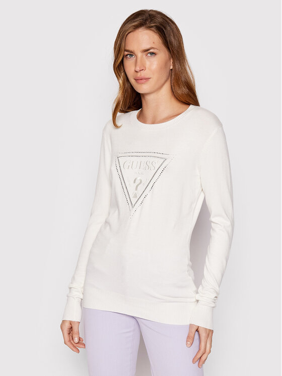 Maglione W2YR29 Z2NQ0 Bianco Regular Fit