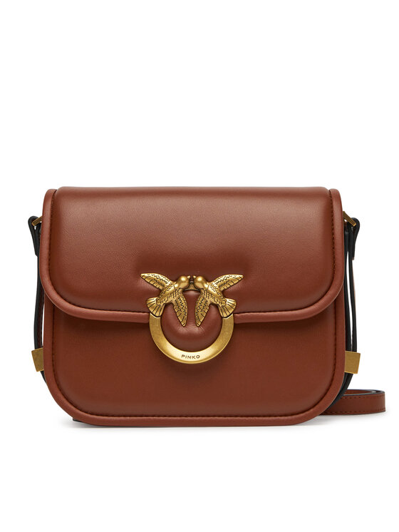 PINKO PINKO Geantă Love Box Bag Fl Mini PE 25 PLTT 104297 A26L Maro