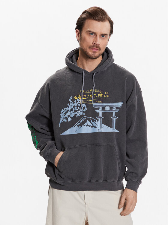 Felpa 76521269 Grigio Loose Fit