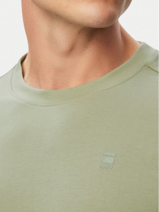 G-Star Raw G-Star Raw Marškinėliai Lash D16396-B353 Žalia Regular Fit