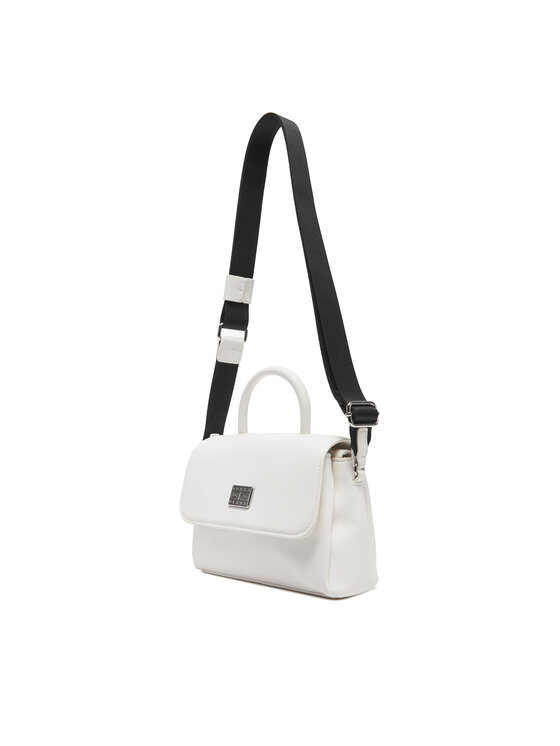 Tommy Jeans Tommy Jeans Ročna torba Tjw American Cool Flap Crossover AW0AW17296 Bela