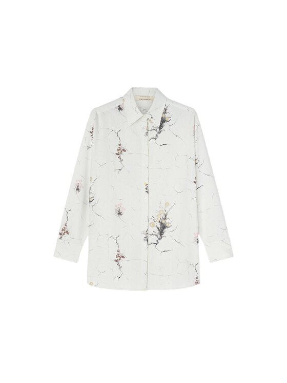 Trussardi Trussardi Koszula 51426600057N0FD Biały Regular Fit