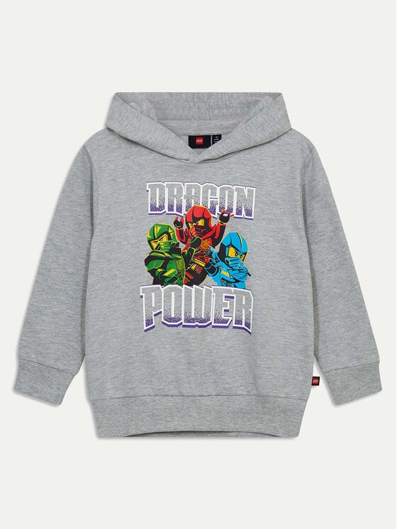 LEGO LEGO Bluză Ninjago 12011409 Gri Relaxed Fit