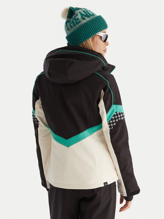Roxy Roxy Geacă de schi Peak Chic Softshell Jk ERJTJ03512 Negru Slim Fit