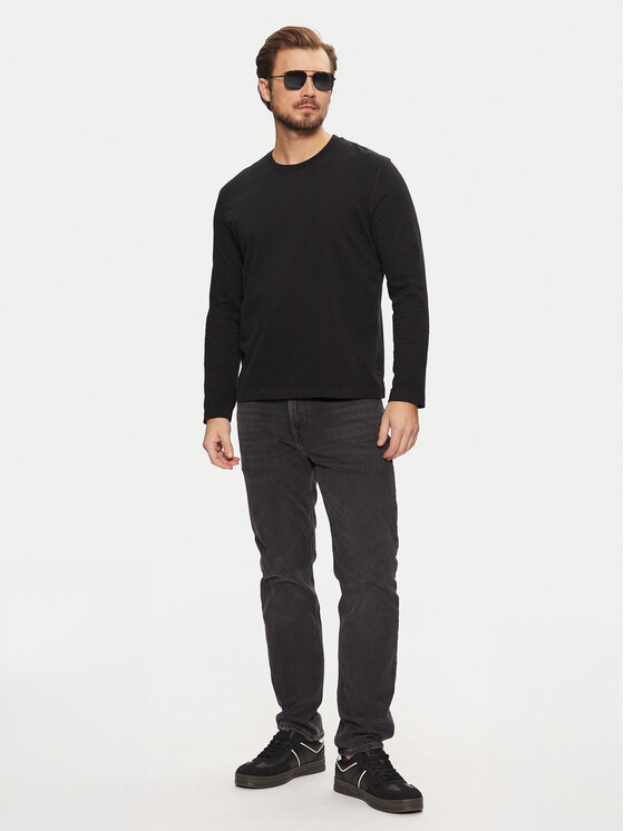 Tommy Hilfiger Tommy Hilfiger Traperice Denton MW0MW37812 Crna Straight Fit