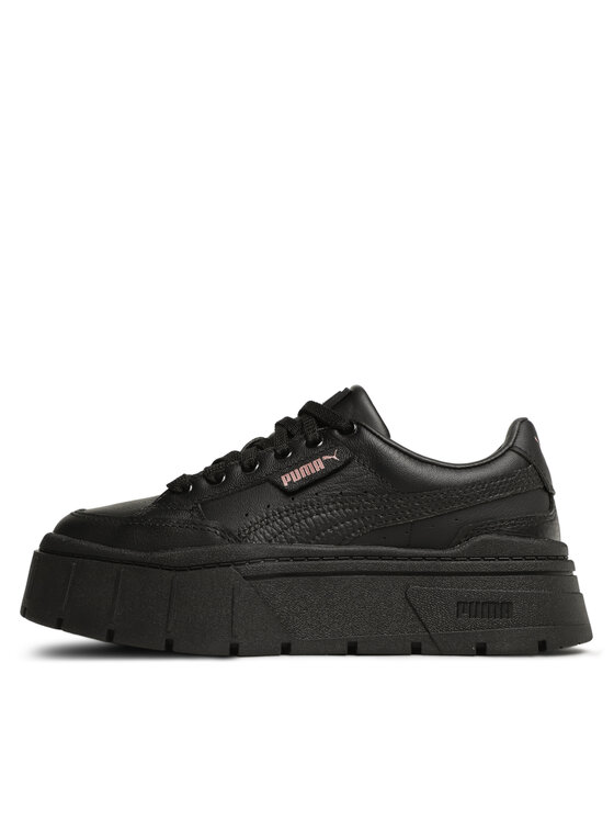 Puma Puma Sneakersy Mayze Stack Lthr Wns 384412 02 Czarny