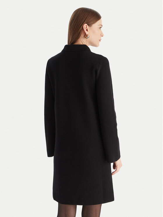 Luisa Spagnoli Luisa Spagnoli Трикотажна сукня Magilla 100109 Чорний Regular Fit