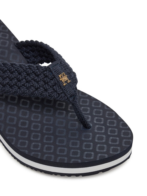 Tommy Hilfiger Tommy Hilfiger Čības uz pirksta FW0FW08737 Tumši zils