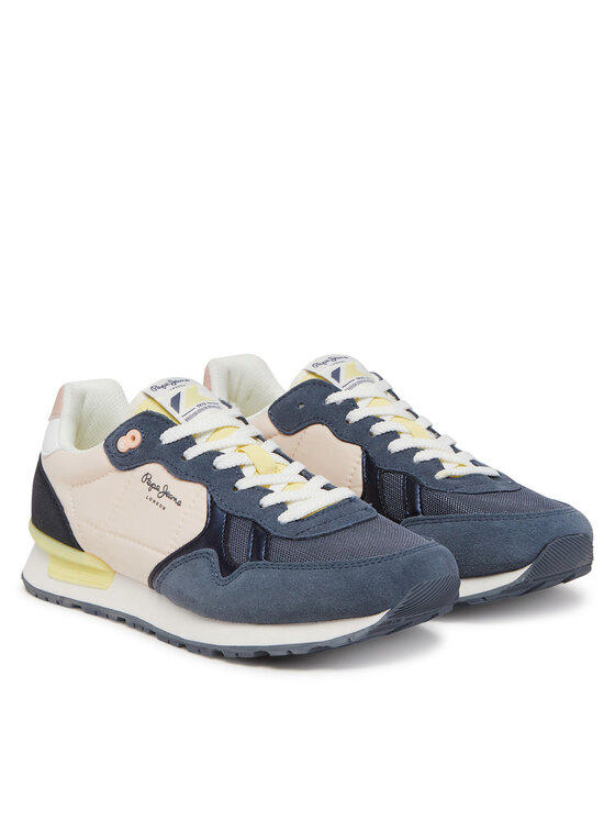Pepe Jeans Pepe Jeans Tenisice Brit Camp W PLS40038 Tamnoplava