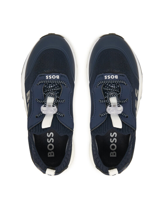 BOSS BOSS Sneakersy J52583 S Tmavomodrá