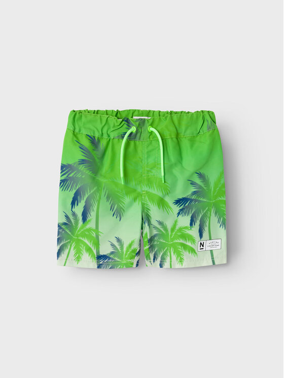 NAME IT Plavecké šortky Nkmzoccas 13213870 Zelená Regular Fit