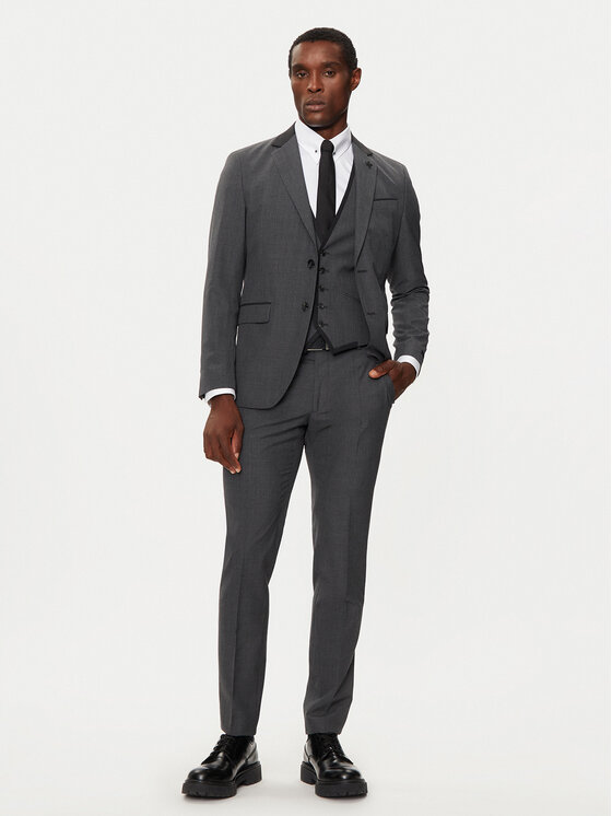 KARL LAGERFELD Uzvalks 115244 544008 Pelēks Slim Fit