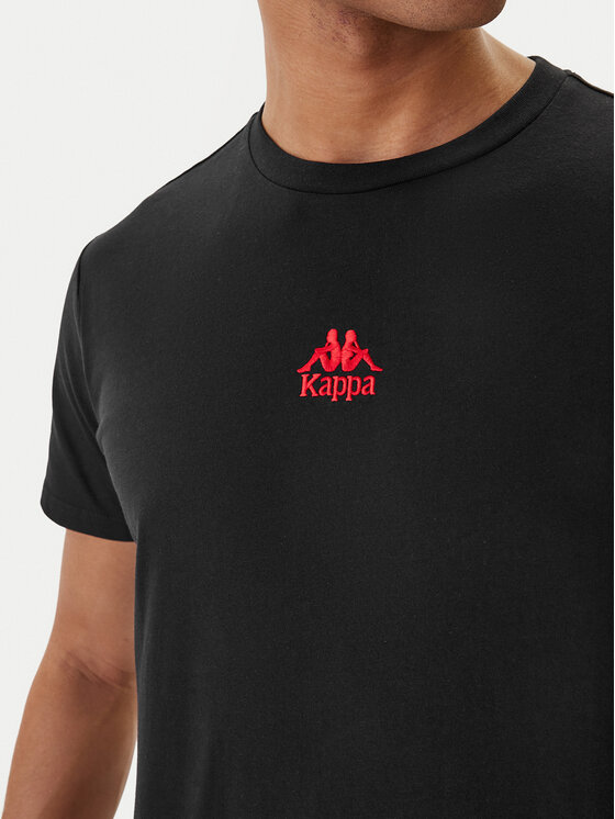 Kappa Kappa T-Shirt 382J2QW Czarny Regular Fit