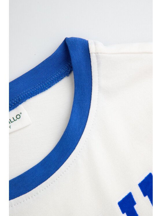 Coccodrillo Coccodrillo T-Shirt ZC5143203LGD-003 Écru Regular Fit