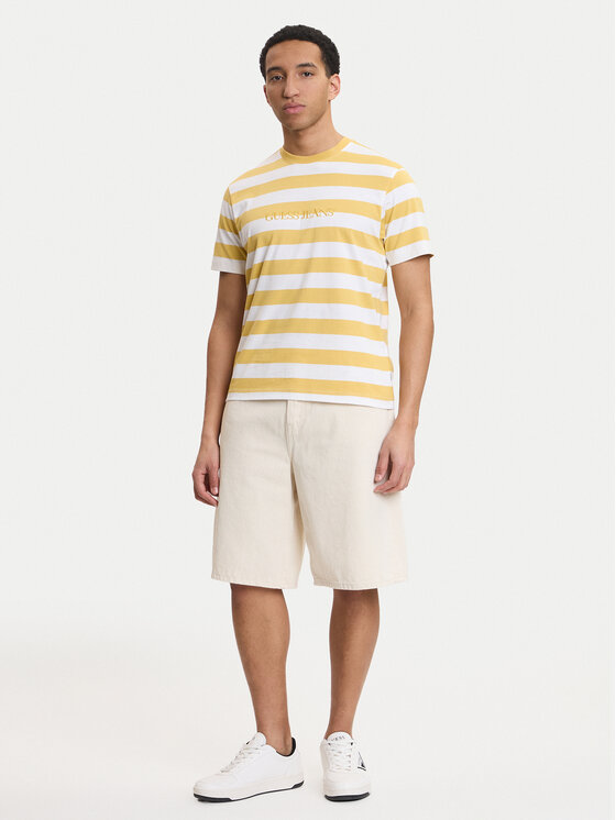 Guess Jeans Guess Jeans T-särk M4YI84 K9XF1 Kollane Regular Fit
