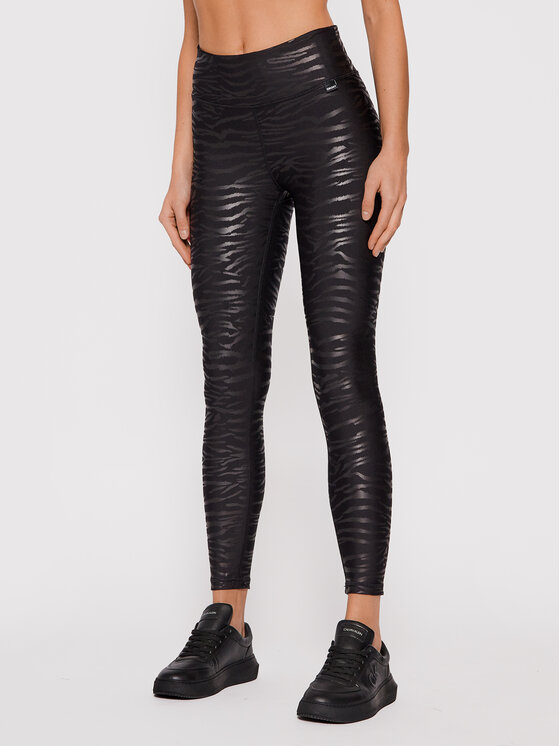 Leggings DP1P2753 Nero Slim Fit