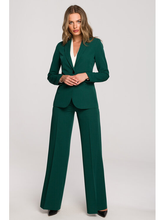 Stylove Stylove Marynarka S310 Zielony Regular Fit