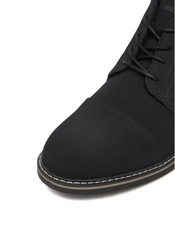 Lanetti Lanetti Schnürschuhe CEO-8377-13 MBS Schwarz