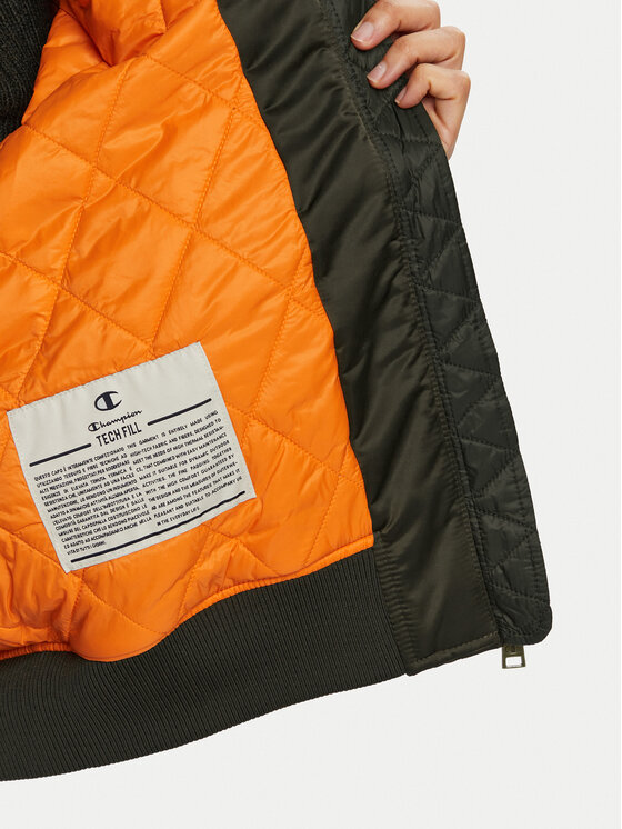 Champion Champion Μπόμπερ μπουφάν 117578 Πράσινο Custom Fit