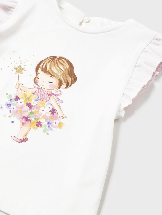 Mayoral Mayoral Bluse 1005 Weiß Regular Fit
