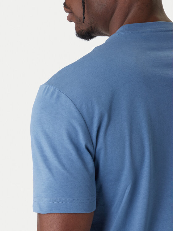 EA7 Emporio Armani EA7 Emporio Armani T-Shirt 7M001412 AF22264 UB064 Modrá Regular Fit