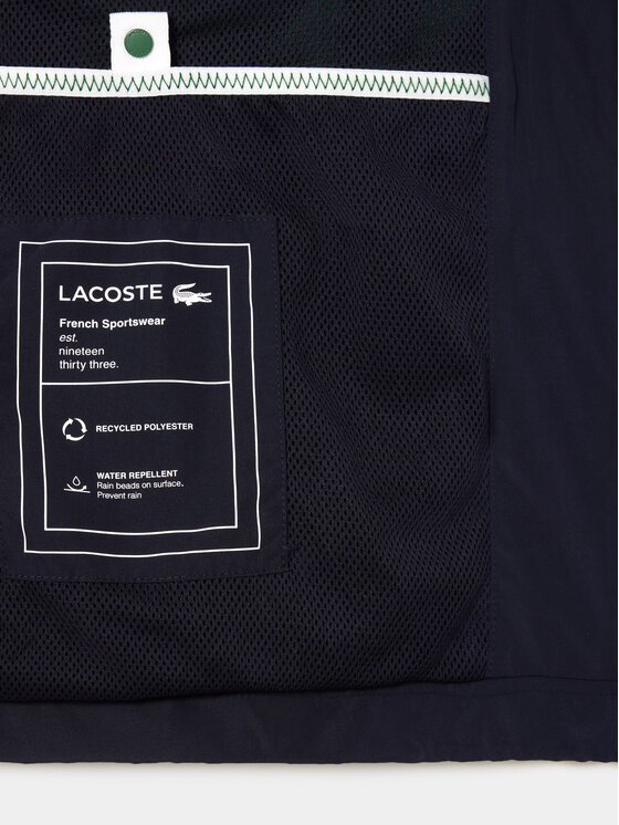 Lacoste Lacoste Pārejas jaka BH1679 Tumši zils Regular Fit