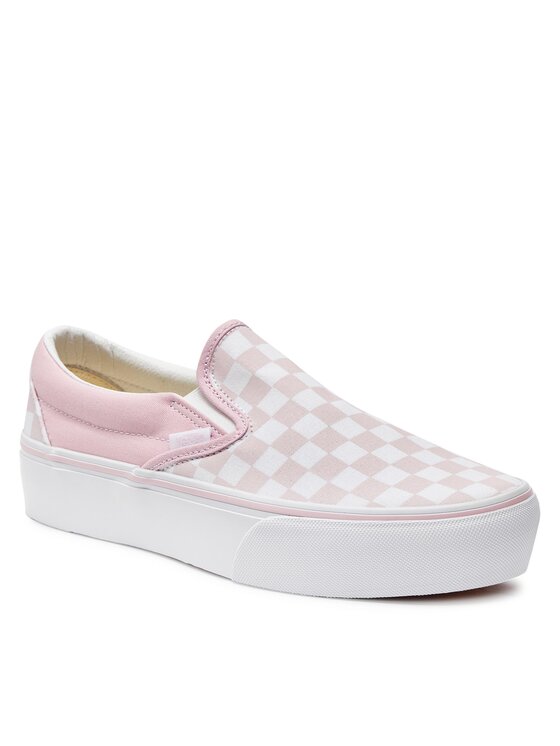 Vans Vans Πάνινα παπούτσια Ua Classic Slip-On Platform VN00018EV1C1 Ροζ