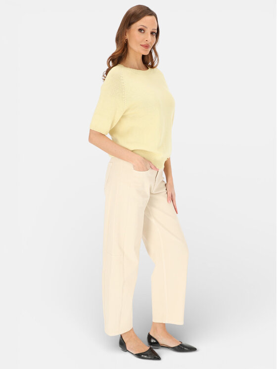 L’AF L’AF Jeansy Mario Beżowy Slouchy Fit