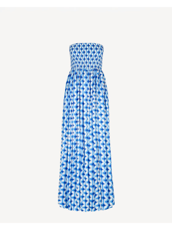Castellani Castellani Sukienka codzienna Sukienka Fiorelle Niebieski Regular Fit