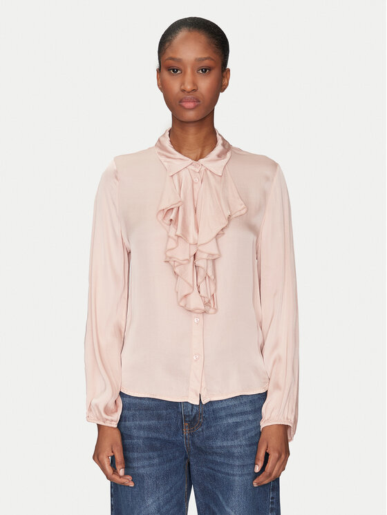 Haveone Haveone Hemd CWG-M013 Rosa Regular Fit