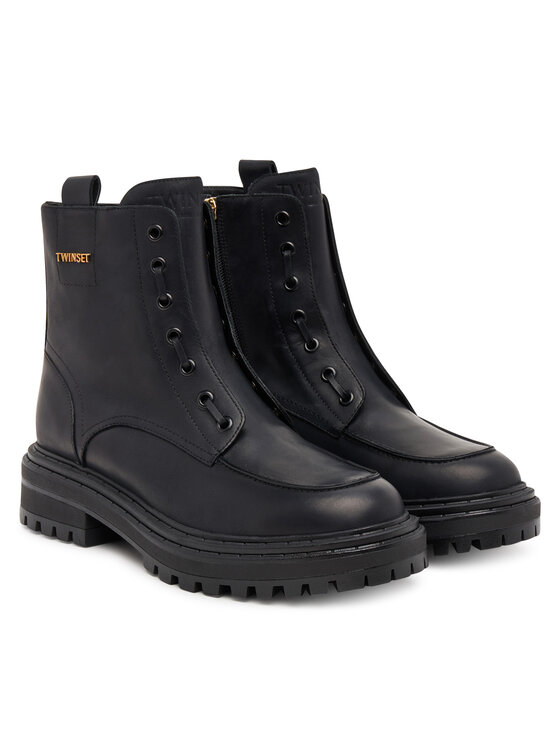 TWINSET TWINSET Čizme 252TCP184 Crna