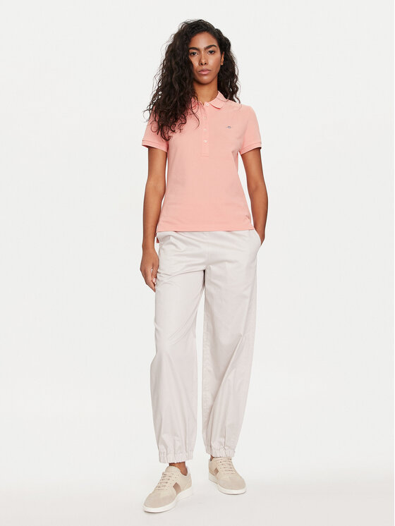 Gant Gant Поло Shield 4200870 Кораловий Slim Fit