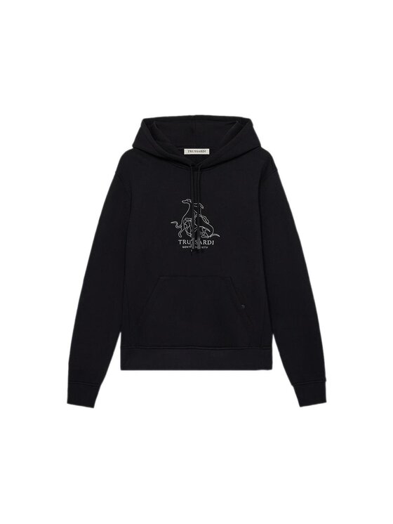 Trussardi Trussardi Felpa G8078100032N033 Nero Regular Fit