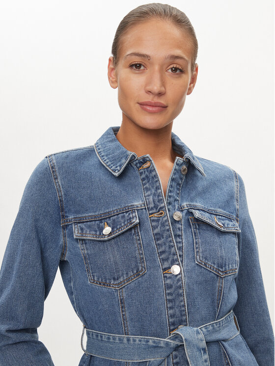 Vero Moda Vero Moda Džínsová bunda Lara 10283498 Modrá Regular Fit