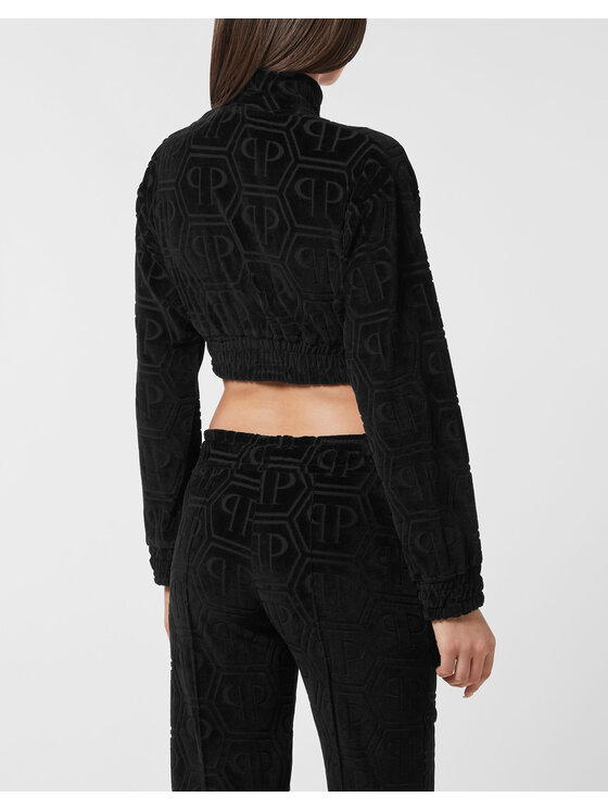 PHILIPP PLEIN PHILIPP PLEIN Bluza 26317 Czarny Jogger Fit