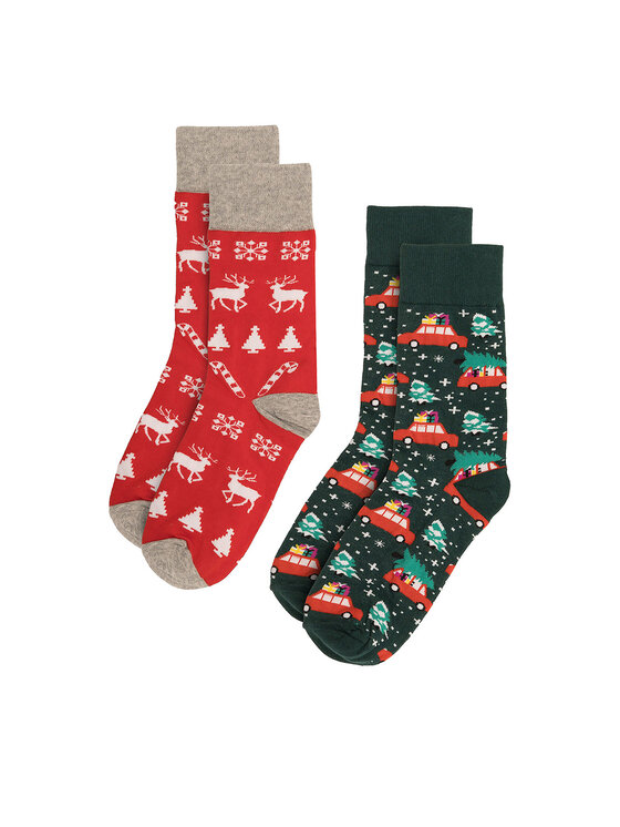 Lasocki Lasocki Vyriškų ilgų kojinių komplektas (2 poros) 2MB-004-AW23 (2-pack) Spalvota
