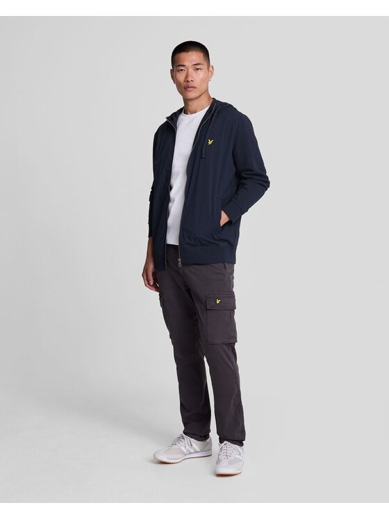 Lyle & Scott Lyle & Scott Spodnie cargo PANTALONI CARGO Szary Cargo Fit