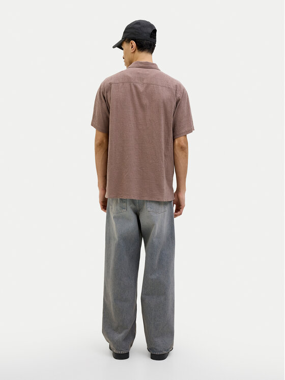 Jack&Jones Jack&Jones Koszula Luke 12255781 Brązowy Relaxed Fit