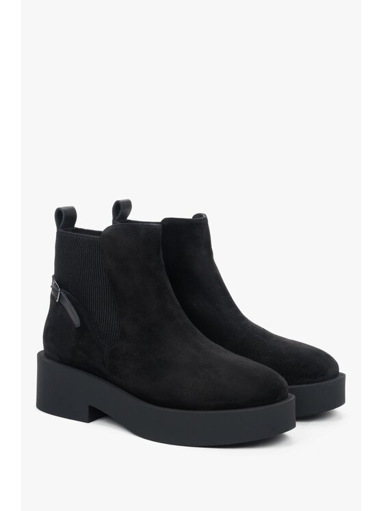 Estro Estro Μποτάκια ER00118243 Μαύρο