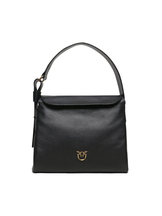 PINKO Pinko Handtasche Leaf Hobo Classic AI 23-24 PLTT 101442 A158 Schwarz