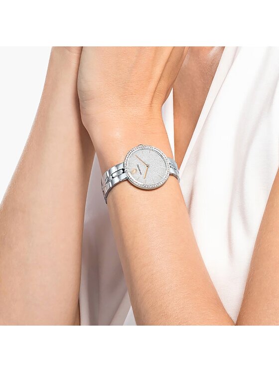 Swarovski Swarovski Zegarek Cosmopolitan 5742475 Srebrny