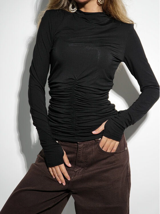 LilaLou LilaLou Halenka Seven Černá Slim Fit