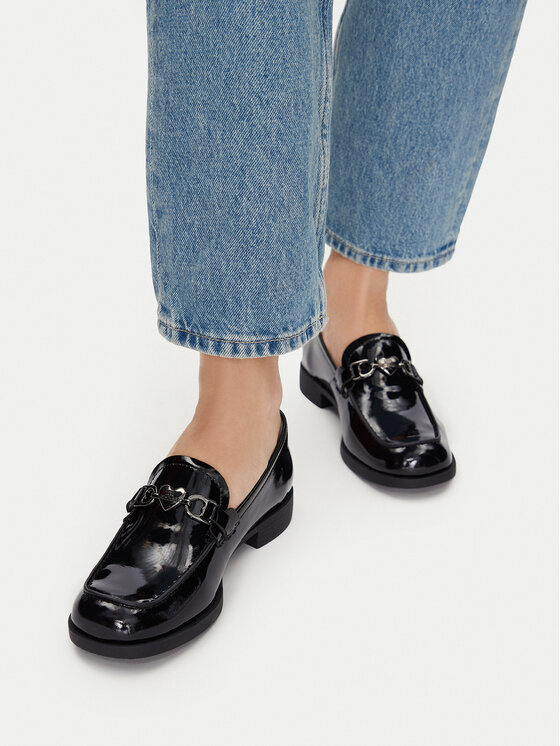 LOVE MOSCHINO LOVE MOSCHINO Loafers JA10012G1MIH000B Negru