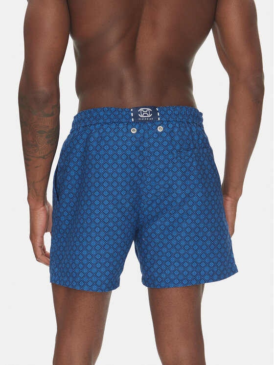 HOM HOM Pantaloni scurți pentru înot Hendaye 402935 Albastru Regular Fit